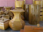 エクアドル、竹の民芸品